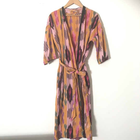 Soft Surroundings Jackets & Blazers - Soft Surroundings Multi-Color Print Kimono PS/PM